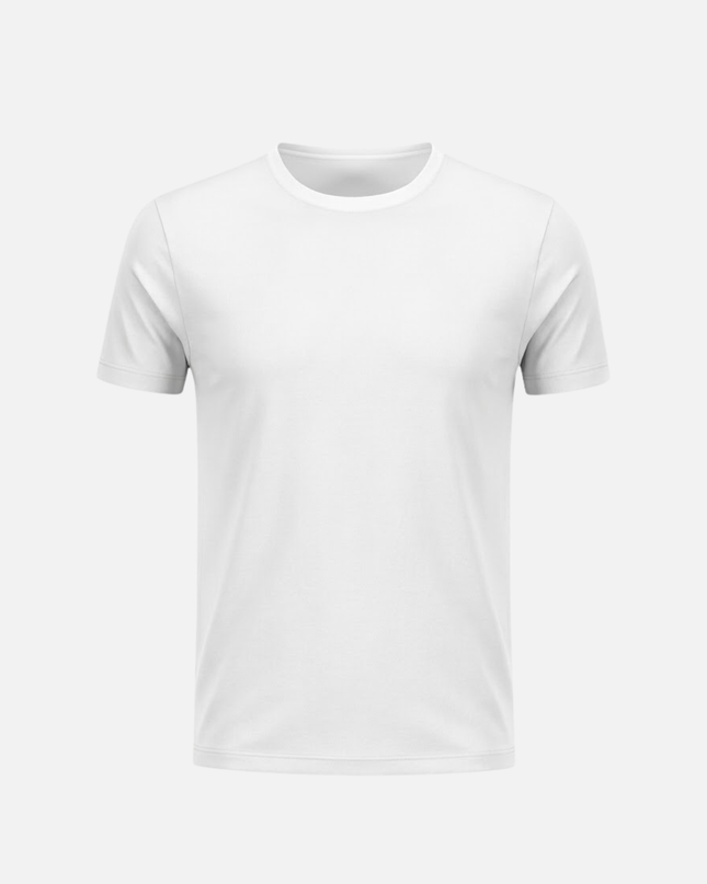 Men’s Daily Basic T-Shirt – Crew Neck & Short Sleeve