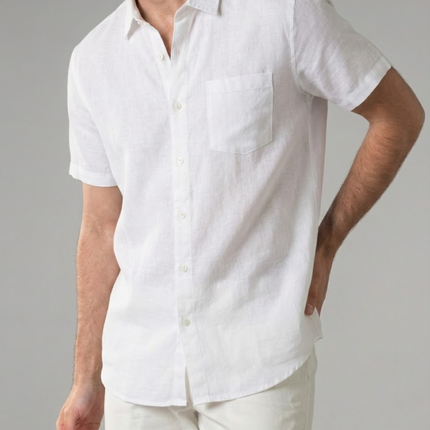 Men’s Short Sleeve Shirt – Button-Up & Chest Pocket