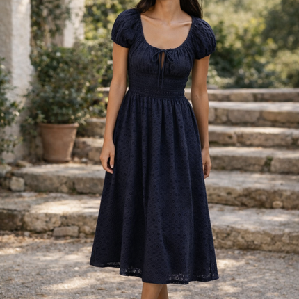 Elodie | Cotton Midi Dress