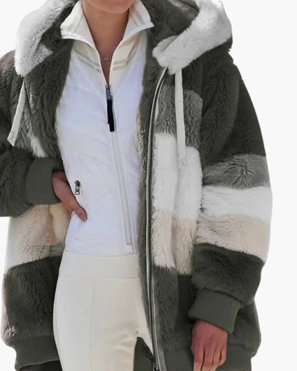 Women's Jacket with Hood and Zipper