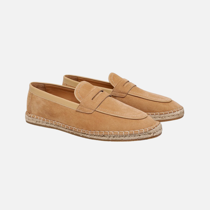 Men’s Slip-On Espadrille Loafers – Strap Detail & Braided Sole