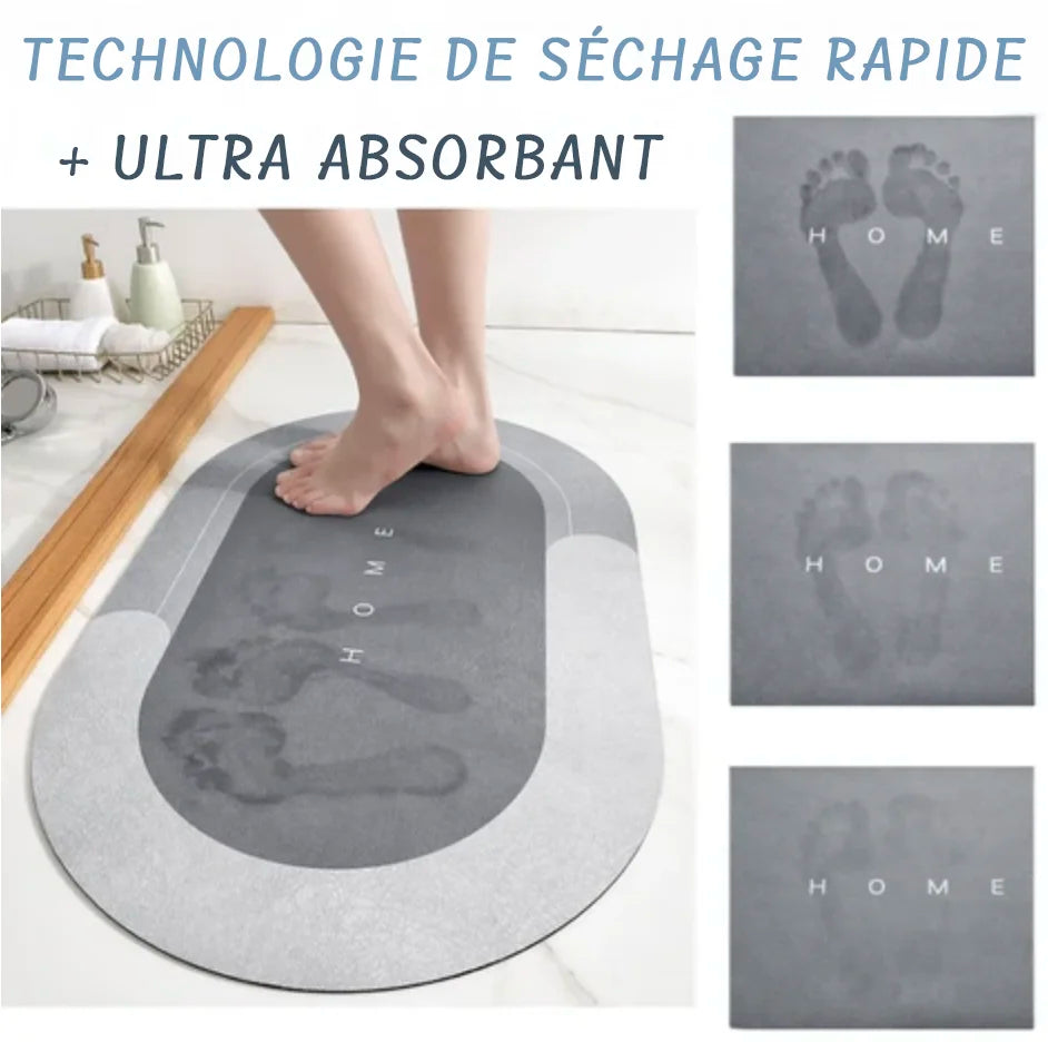 MatPlus – Tapis de Bain Ultra-Absorbant & Antidérapant