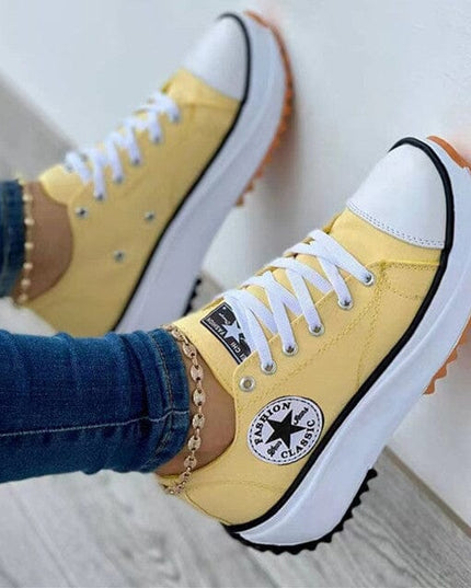 Linda - Trendy Chunky Sole Sneakers for Everyday Wear