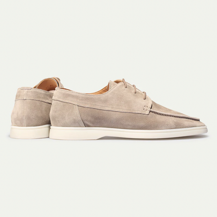 Men’s Suede Lace-Up Loafers