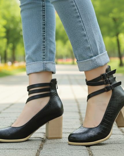 Chic Block Heel Ankle Shoes for Every Occasion
