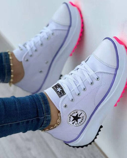 Linda - Trendy Chunky Sole Sneakers for Everyday Wear