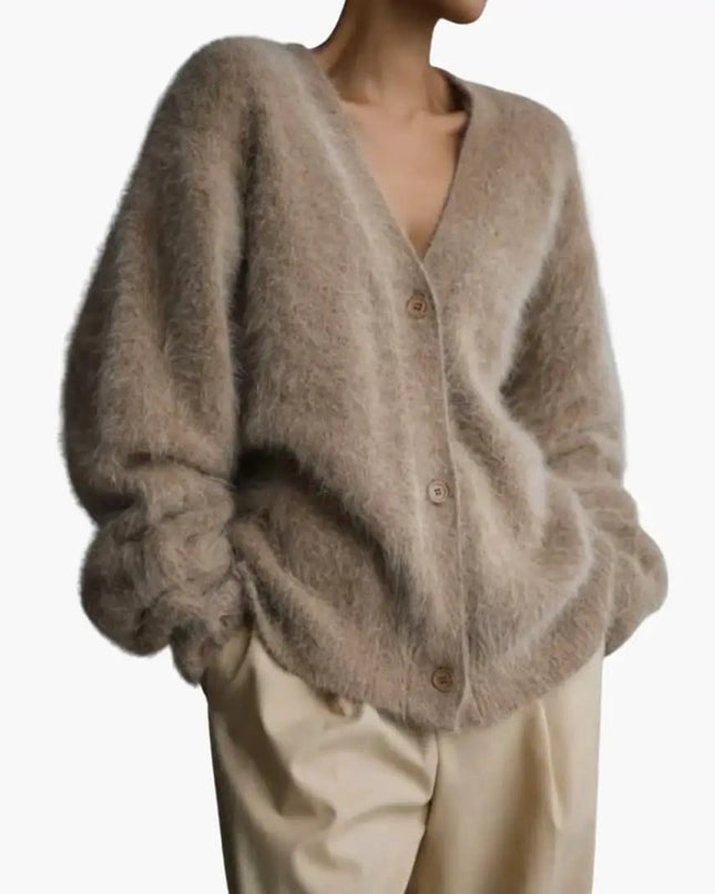 Women’s Cardigan with Textured Surface