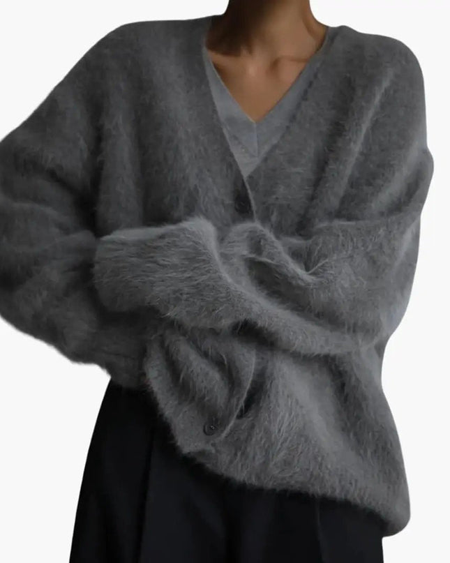 Women’s Cardigan with Textured Surface