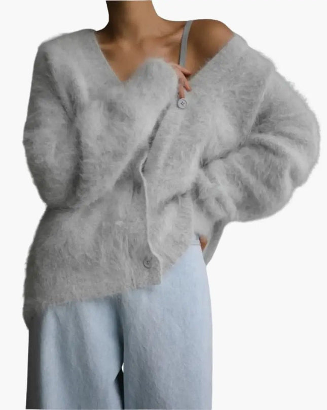 Women’s Cardigan with Textured Surface