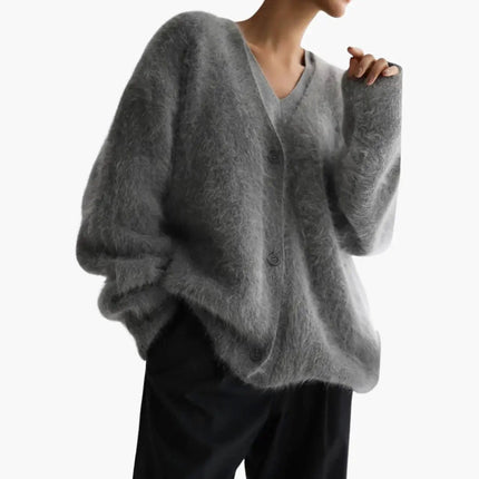 Women’s Cardigan with Textured Surface