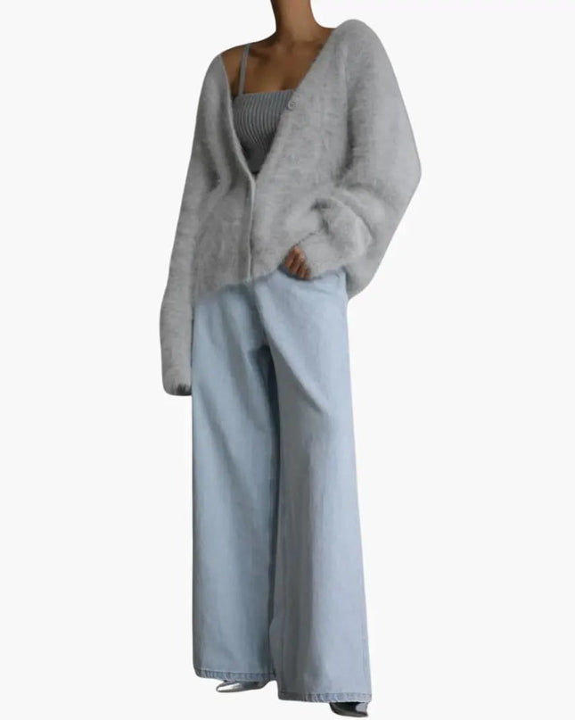 Women’s Cardigan with Textured Surface