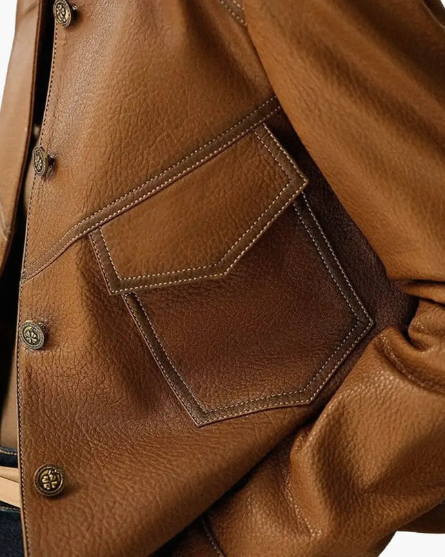 Women's Brown Jacket with Long Sleeves