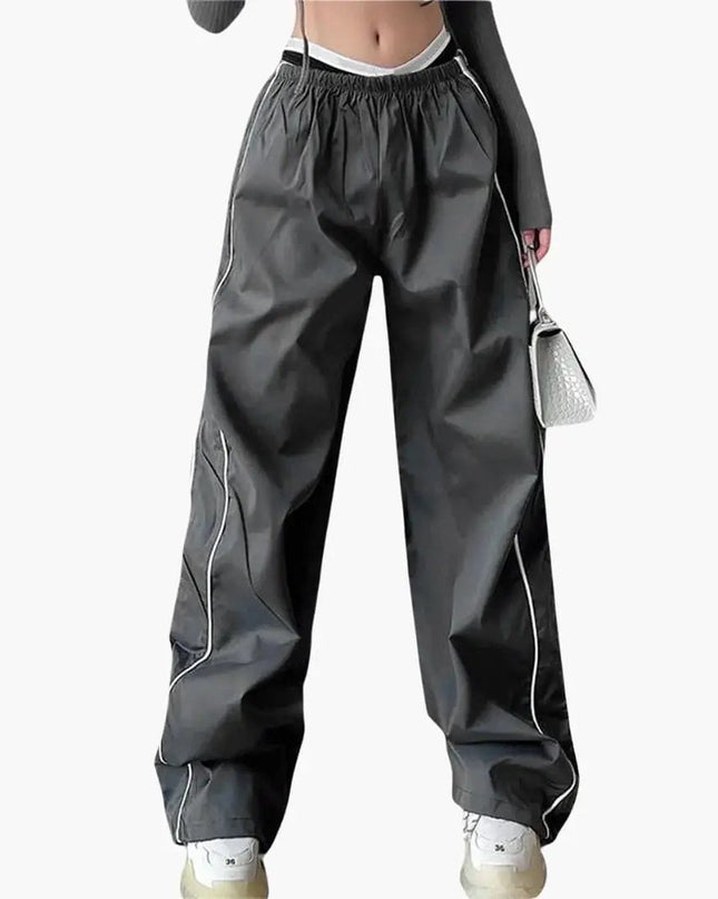 Women's Jogging Pants with Side Stripes