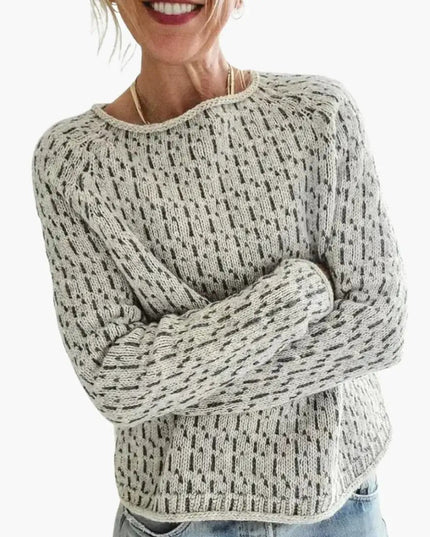 Women's Sweater with Round Neck