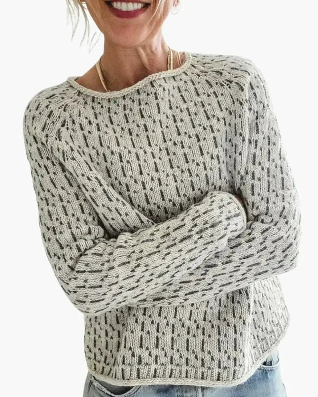 Women's Sweater with Round Neck