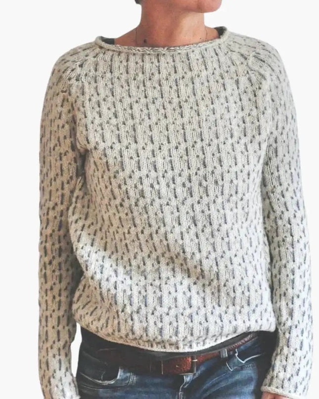 Women's Sweater with Round Neck