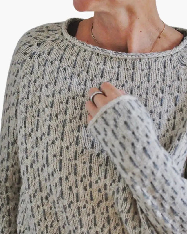 Women's Sweater with Round Neck