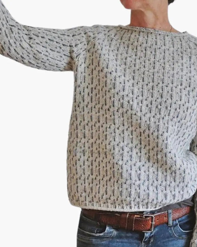 Women's Sweater with Round Neck