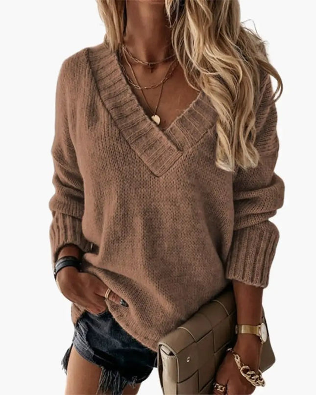 Women's V-Neck Sweater