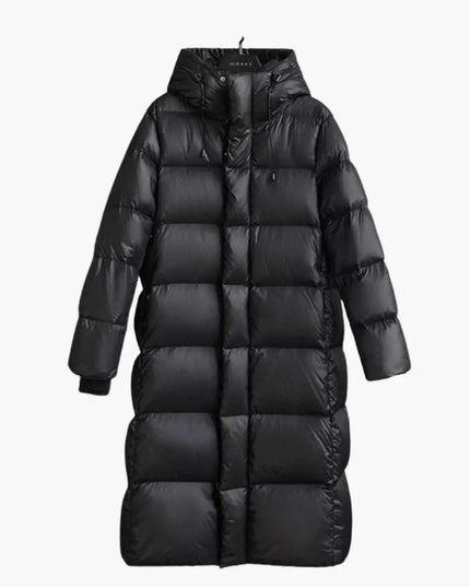 Women's Padded Jacket with Adjustable Hood