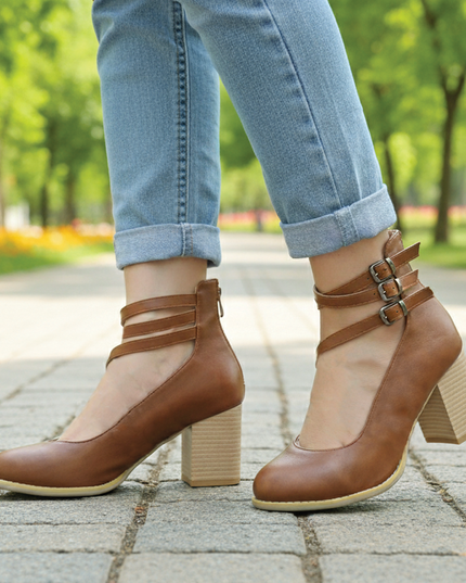Chic Block Heel Ankle Shoes for Every Occasion