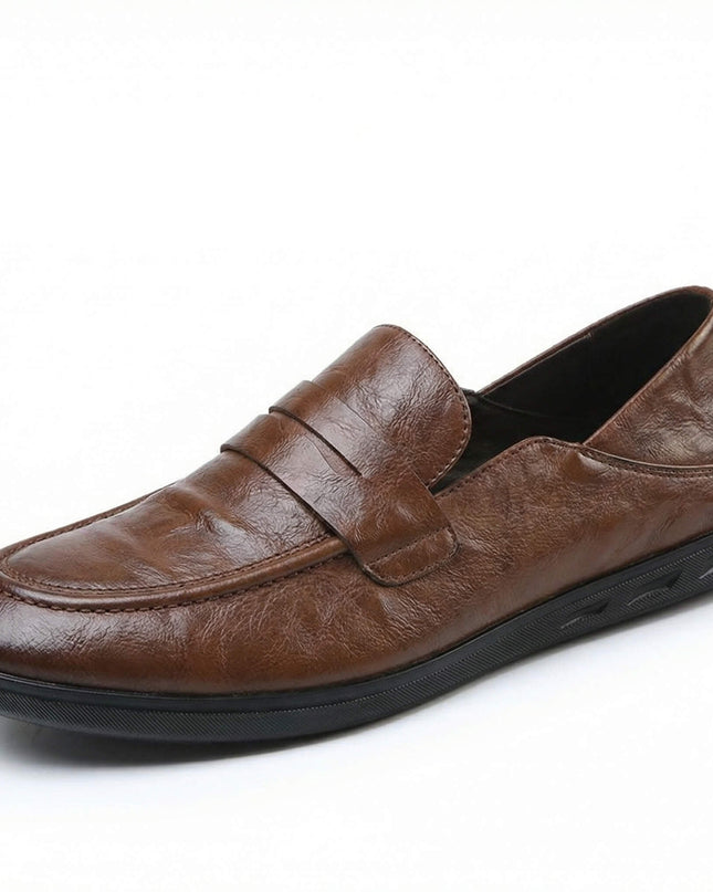 Loafers – Slip-On Design & Vamp Strap Detail