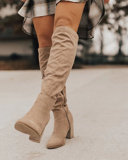 Eliana Suede Knee Boots for Chic Fall Style