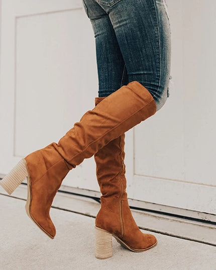 Eliana Suede Knee Boots for Chic Fall Style