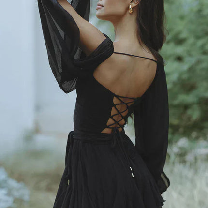 Layla | Mini Dress with Balloon Sleeves