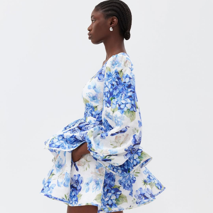Lilly | Tiered Peplum Mini Dress