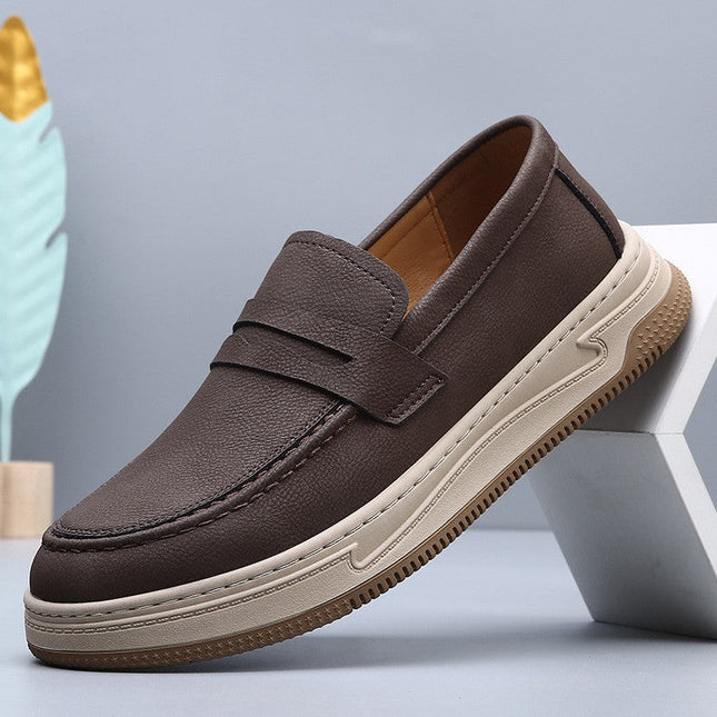 Loafers – Slip-On & Contrasting Sole