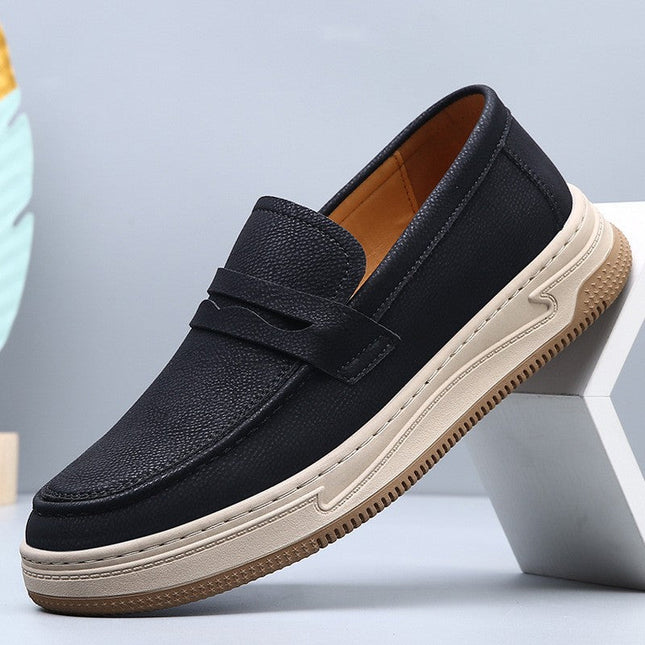 Loafers – Slip-On & Contrasting Sole