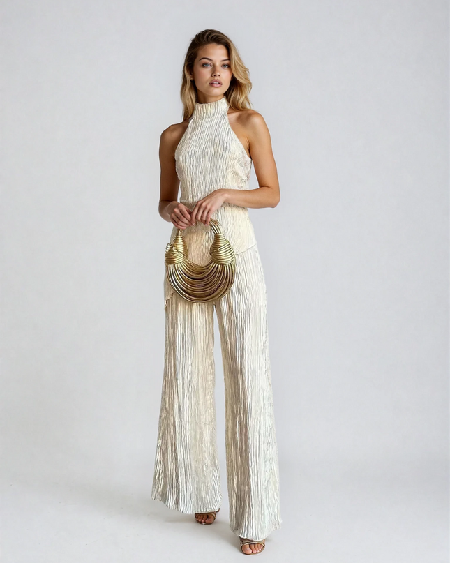 Mara | Pleated Two-Piece Set