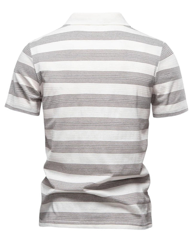 Men Classic Stripe Polo