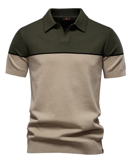 Men Two Tone Polo