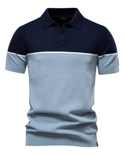 Men Two Tone Polo