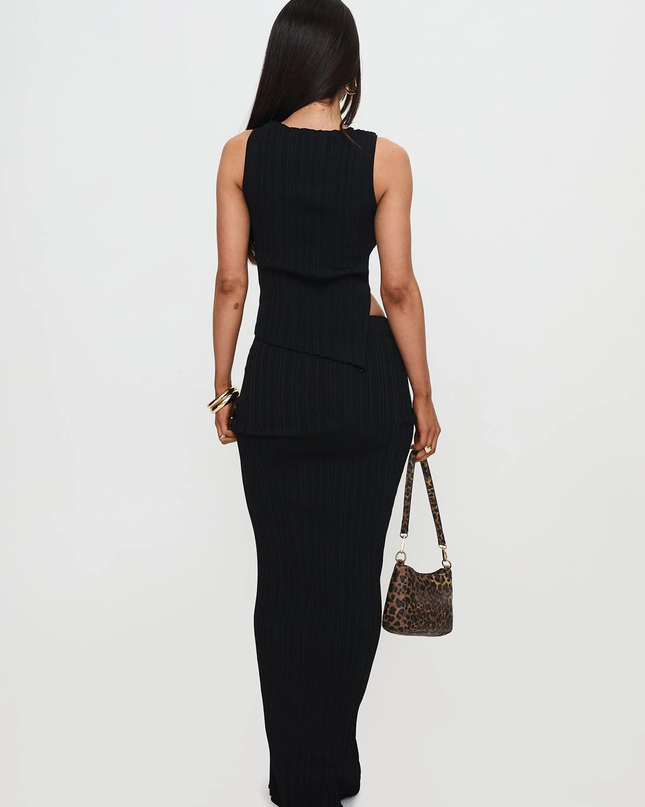 Mirelle | Ribbed Asymmetrical Two-Piece Set