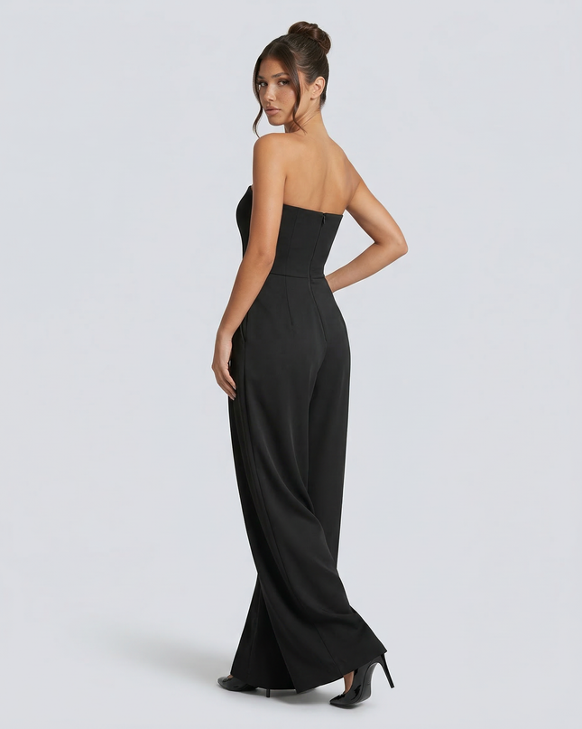 Arlette | Strapless Wide-Leg Jumpsuit