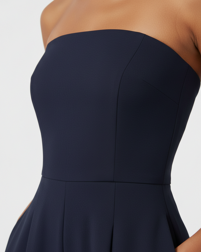 Arlette | Strapless Wide-Leg Jumpsuit