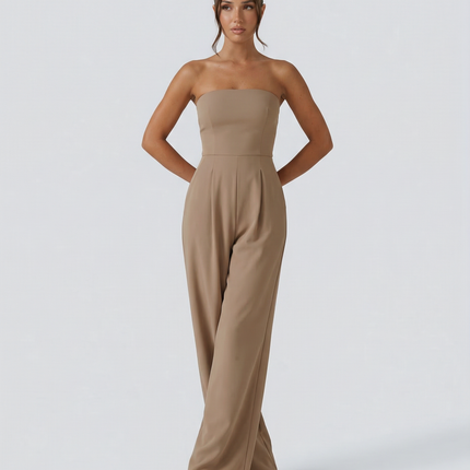 Arlette | Strapless Wide-Leg Jumpsuit