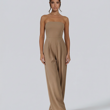 Arlette | Strapless Wide-Leg Jumpsuit