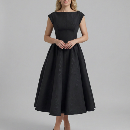 Hazel | Open-Back Midi Dress