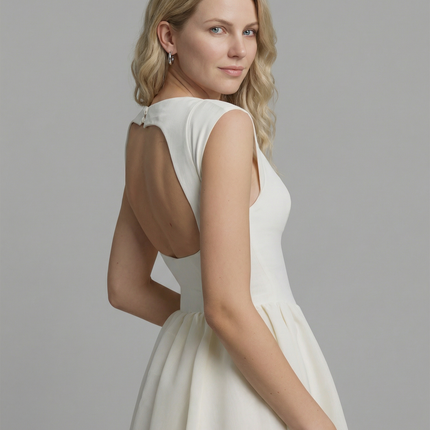 Hazel | Open-Back Midi Dress