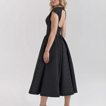 Hazel | Open-Back Midi Dress