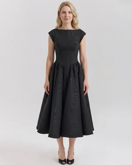 Hazel | Open-Back Midi Dress