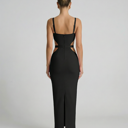 Wilma | Cut-Out Maxi Dress with Metal Trim