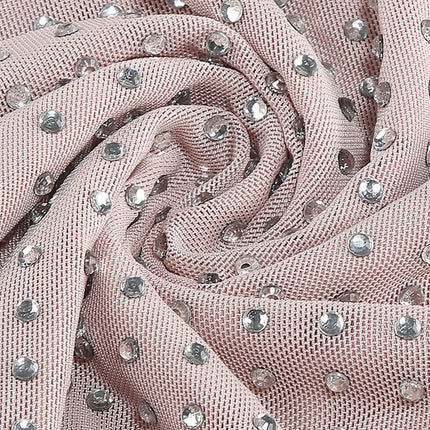 Veronica | Knit Maxi Dress with Rhinestone Detail