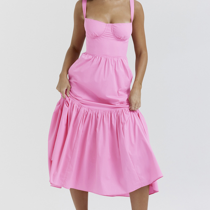Elia | Midi Sundress with Sweetheart Neckline