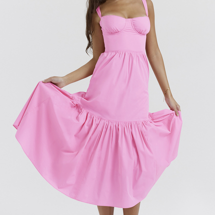 Elia | Midi Sundress with Sweetheart Neckline