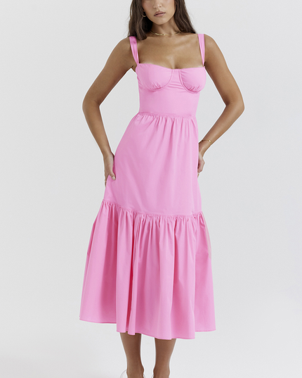 Elia | Midi Sundress with Sweetheart Neckline